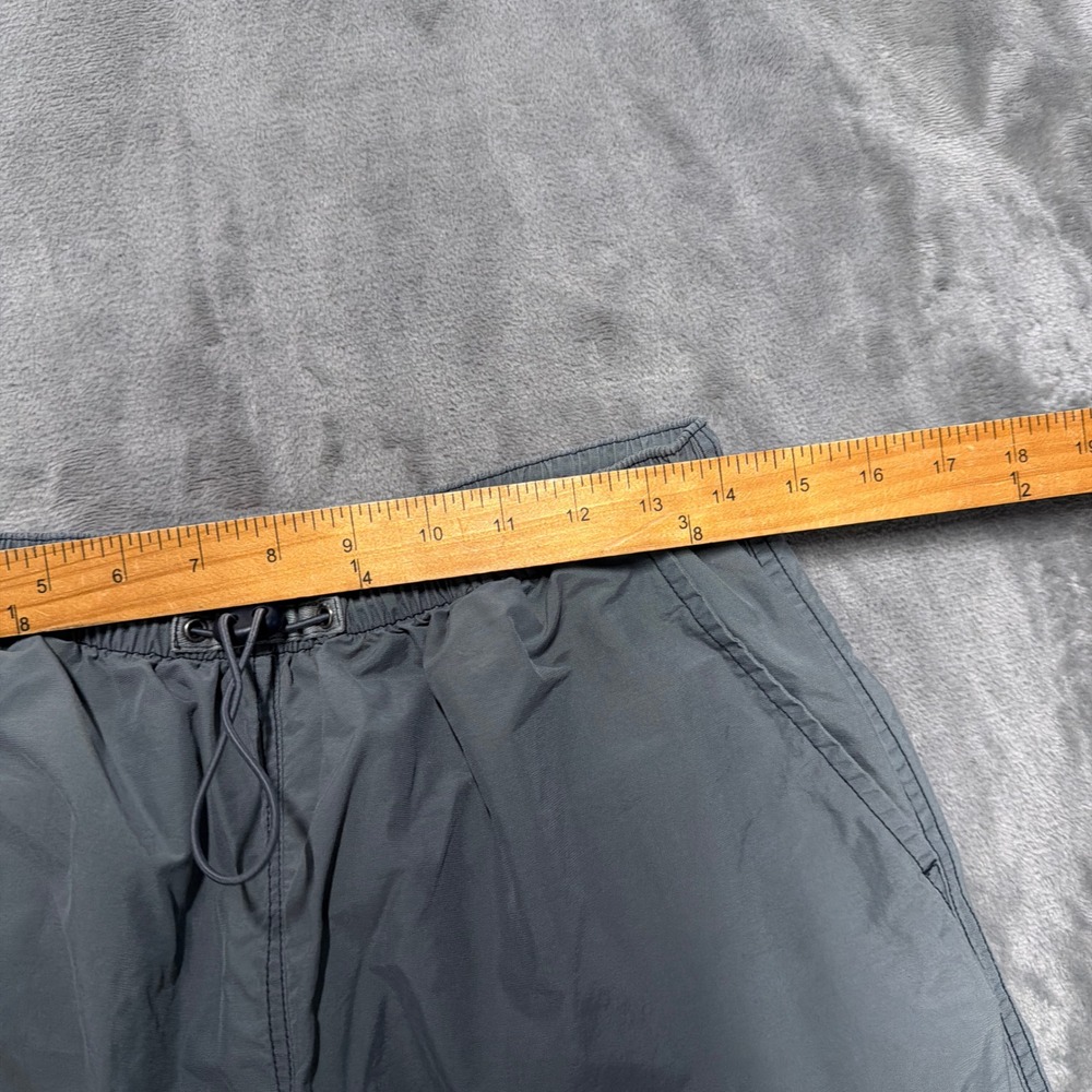 Vtg Express Track Pants Womens L Gray Roll Up Hiking Drawcord Gorp Tech Y2K 90s - Picture 12 of 13